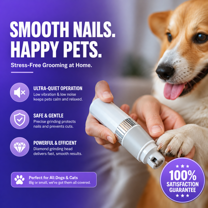 Electric Pet Nail Grinder Trimmer