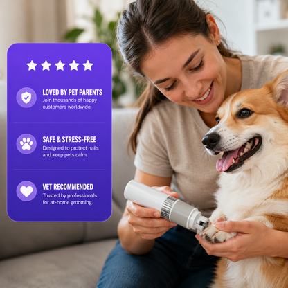 Electric Pet Nail Grinder Trimmer