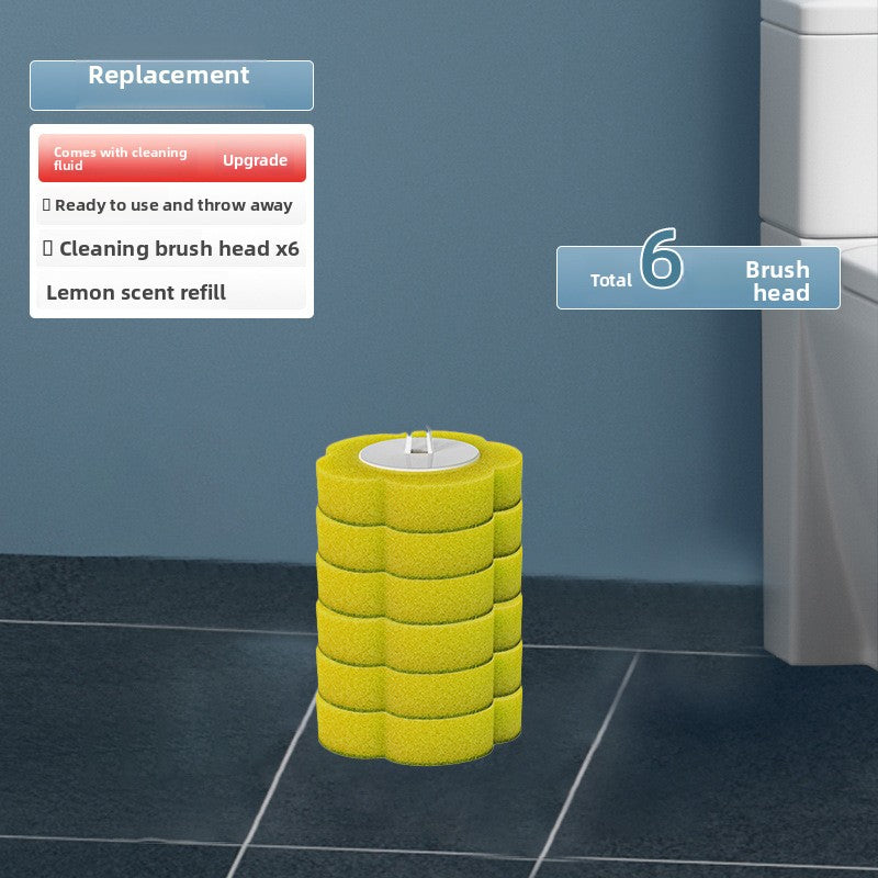 Disposable toilet brush