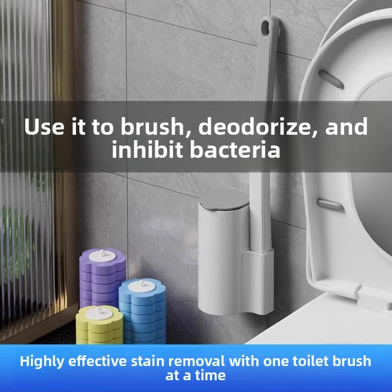 Disposable toilet brush