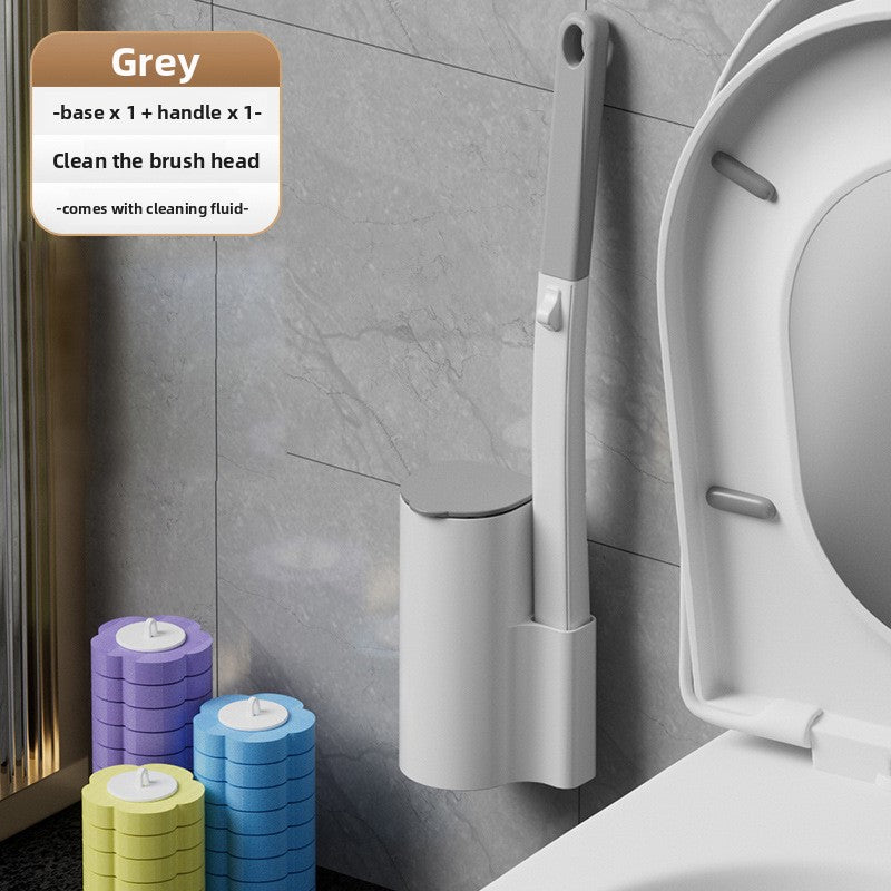 Disposable toilet brush